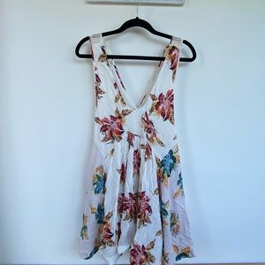 Free People floral summer mini dress